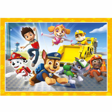 imagen 4 de puzzle paw patrol 4 en 1 de 12 a 24 piezas clement