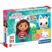 Imagen puzzle gabbys dollhouse de 30 piezas