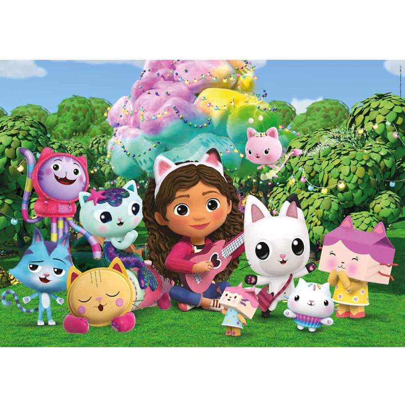 Gabbys Dollhouse Maxi 24 peças - Puzzle gigante divertido para crianças ...