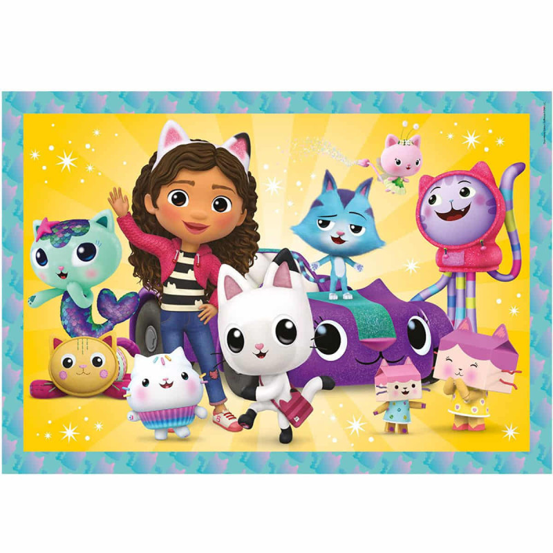 Gabbys Dollhouse Maxi Puzzle 24 Peças | Aventuras Encantadoras para ...