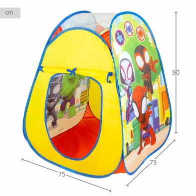 imagen 3 de tienda de campaña infantil spiderman 75x75x90cm