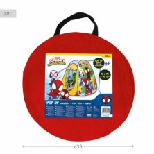 imagen 4 de tienda de campaña infantil spiderman 75x75x90cm