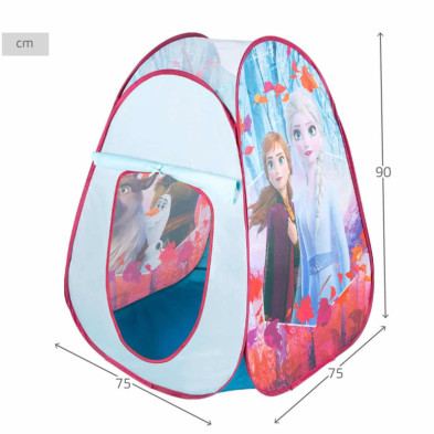 imagen 3 de tienda de campaña infantil frozen 75x75x90cm