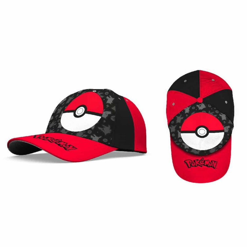 Imagen GORRA POKEMON ROJA TALLA 52