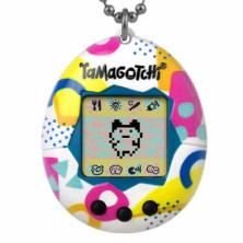 Imagen tamagotchi original memphis style