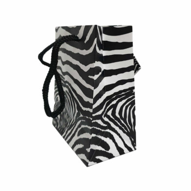 imagen 2 de bolsa lux l zebra 11x6x13