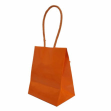 Imagen bolsa lux l chic naraj 12x6cm  alt asa 21cm