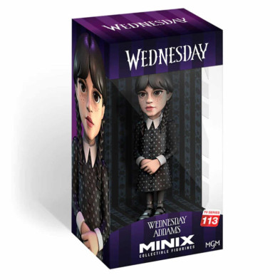 imagen 2 de figura minix wednesday adams 12 cm