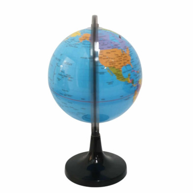 imagen 2 de hucha atlas 14cm - globo terráqueo mar azul