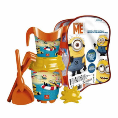 Imagen conjunto playa minions  36cm