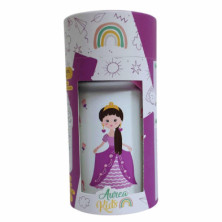 imagen 3 de botella acero inoxidable 330ml princesa morada