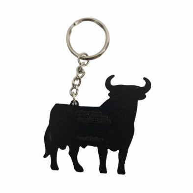 imagen 1 de llavero osborne diseño toro color negro