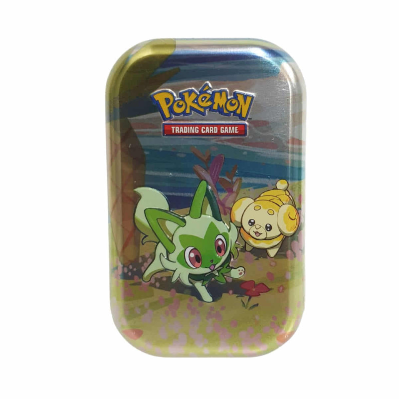 Imagen juego de cartas mini lata pokémon