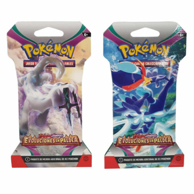 imagen 2 de juego de cartas sobres pokémon evoluciones en pald imagen 2 de juego de cartas sobres pokémon evoluciones en pald