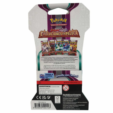imagen 3 de juego de cartas sobres pokémon evoluciones en pald imagen 3 de juego de cartas sobres pokémon evoluciones en pald