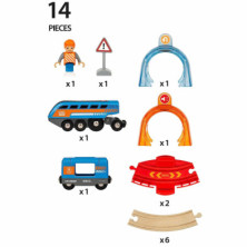 imagen 3 de set ferroviario circular con tuneles de acción sma