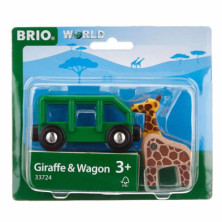 imagen 1 de vagón y animal safari brio