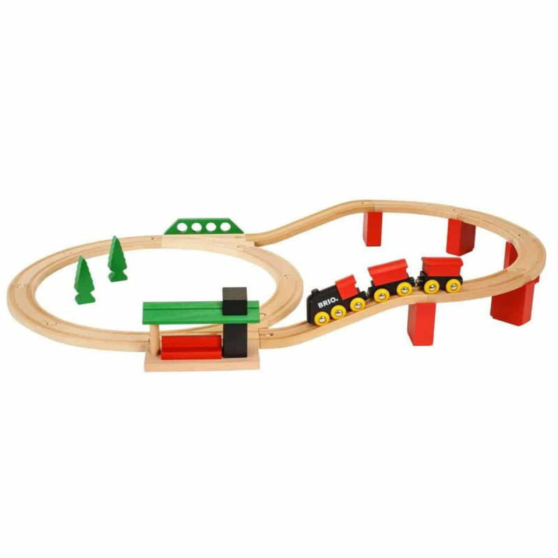 Imagen circuito de tren clásico deluxe brio