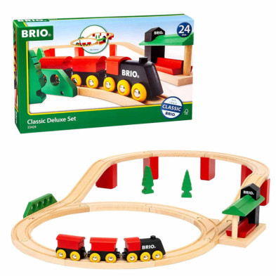 imagen 3 de circuito de tren clásico deluxe brio