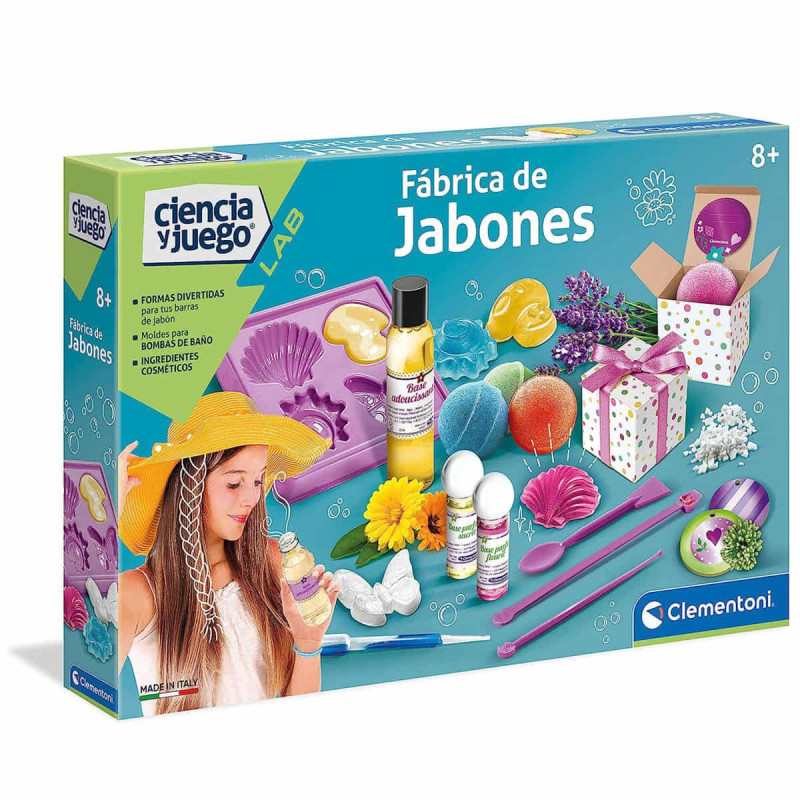 Imagen juego científico fábrica de jabones clementoni Imagen juego científico fábrica de jabones clementoni