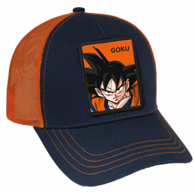 Imagen gorra marino/naranja goku adulto