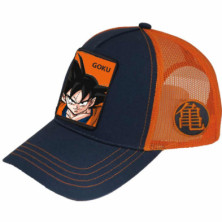 imagen 2 de gorra marino/naranja goku adulto