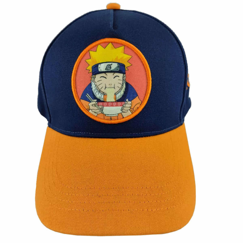 Imagen gorra naruto beisbol ramen azul/naranja adulto Imagen gorra naruto beisbol ramen azul/naranja adulto
