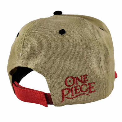 imagen 1 de gorra one piece beisbol luffy crudo/rojo adulto