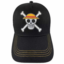 Imagen gorra one piece beisbol skull negro adulto