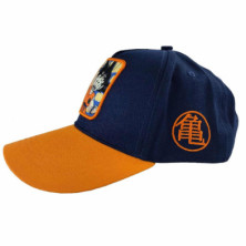 imagen 1 de gorra db beisbol goku pequeño marino/naranja adult