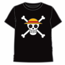 Imagen CAMISETA ONE PIECE SKULL NEGRO TALLA 08