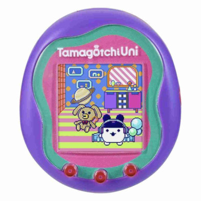 imagen 1 de tamagotchi uni morado mascota virtual de bandai