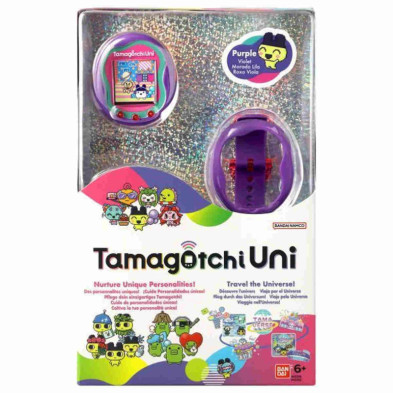 imagen 2 de tamagotchi uni morado mascota virtual de bandai