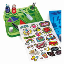 imagen 1 de juego infantil pop tattoo ciencia y juego clemento