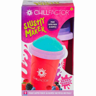 imagen 1 de vaso granizado rosa y morado chillfactor reutiliza