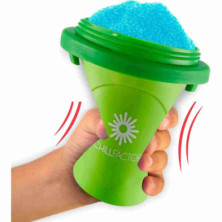 imagen 2 de vaso granizado verde y rosa chillfactor reutilizae