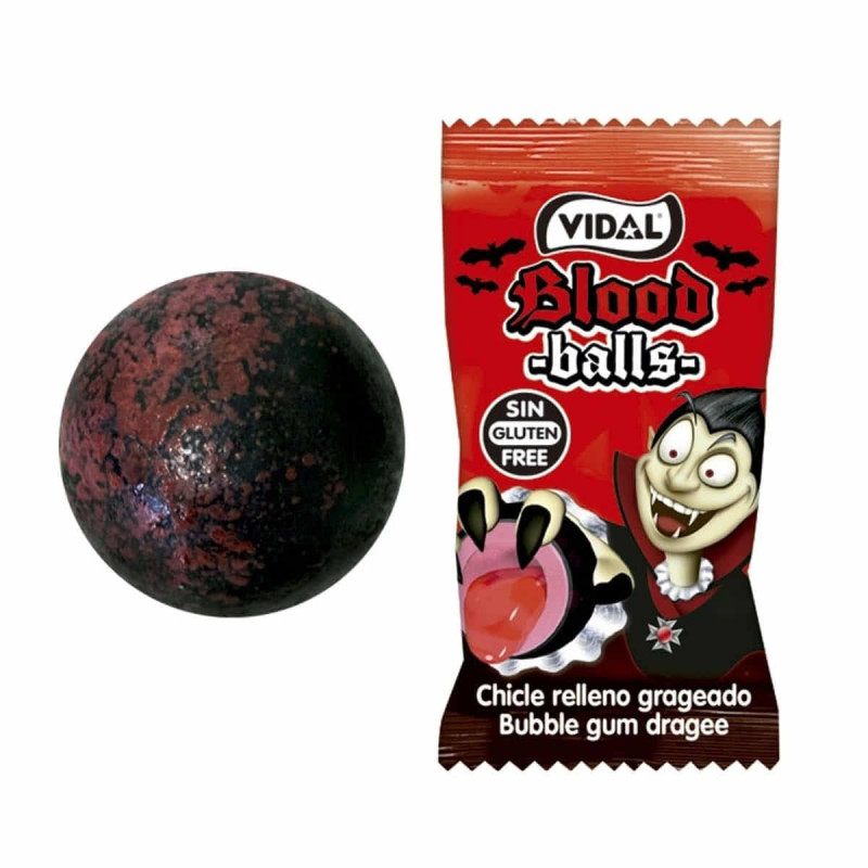 Imagen chicle blood ball estuche 200 unidades