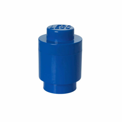 imagen 1 de caja lego redonda azul 16x16x12cm brick 1