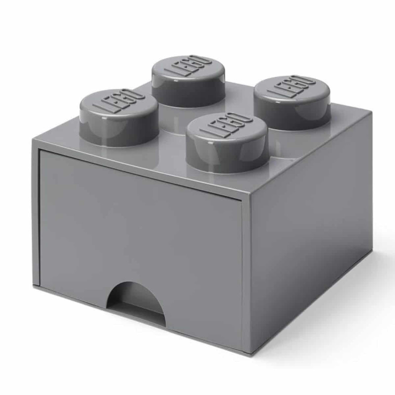 Imagen caja lego ladrillo gris 25x25x18cm drawer 4 Imagen caja lego ladrillo gris 25x25x18cm drawer 4
