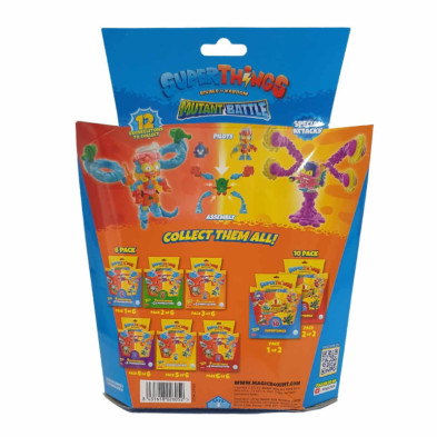 imagen 1 de superthings mutant battle pack - 4 superthings & 2