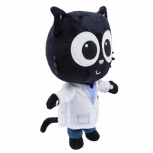 imagen 2 de peluche musical milo doctor 20cm - milo y sus amig