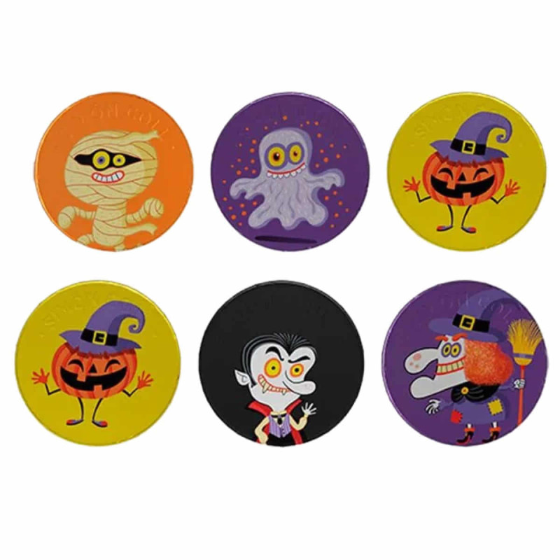 Imagen monedas de chocolate halloween estuche 110u Imagen monedas de chocolate halloween estuche 110u