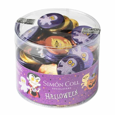 imagen 1 de monedas de chocolate halloween estuche 110u