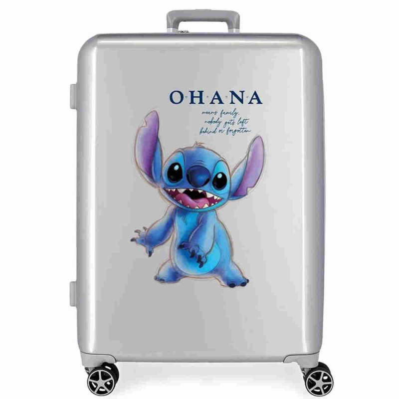 Imagen MALETA TROLLEY STITCH OHANA 70CM ABS DISNEY