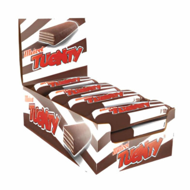 imagen 1 de chocolatina tuenty 20grs estuche 32 unidades