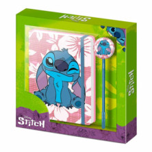 Imagen set escolar lilo y stitch maui diario con juego e