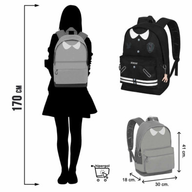 imagen 4 de mochila miércoles varsity