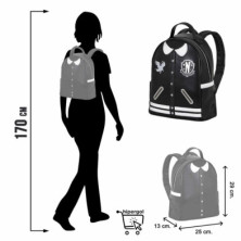 imagen 4 de mochila casual miércoles varsity