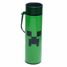 imagen 1 de botella termo con termómetro minecraft creeper