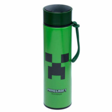 imagen 2 de botella termo con termómetro minecraft creeper